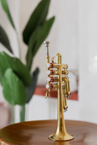 Bb Piccolo Trumpet – 4-Valve Brass with Hard Case